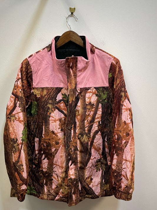 Tree Camo Pink Fleece Jacket