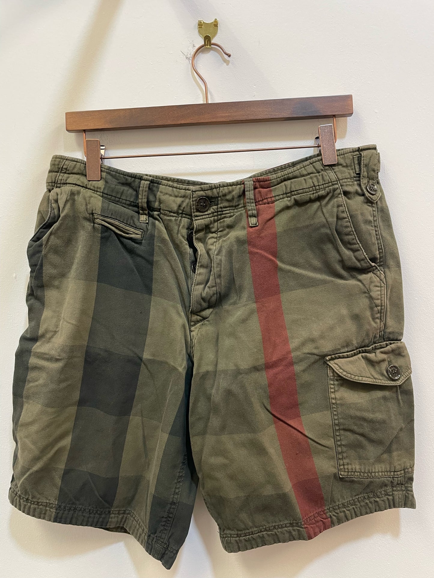 Burberry Brit Green Check Shorts