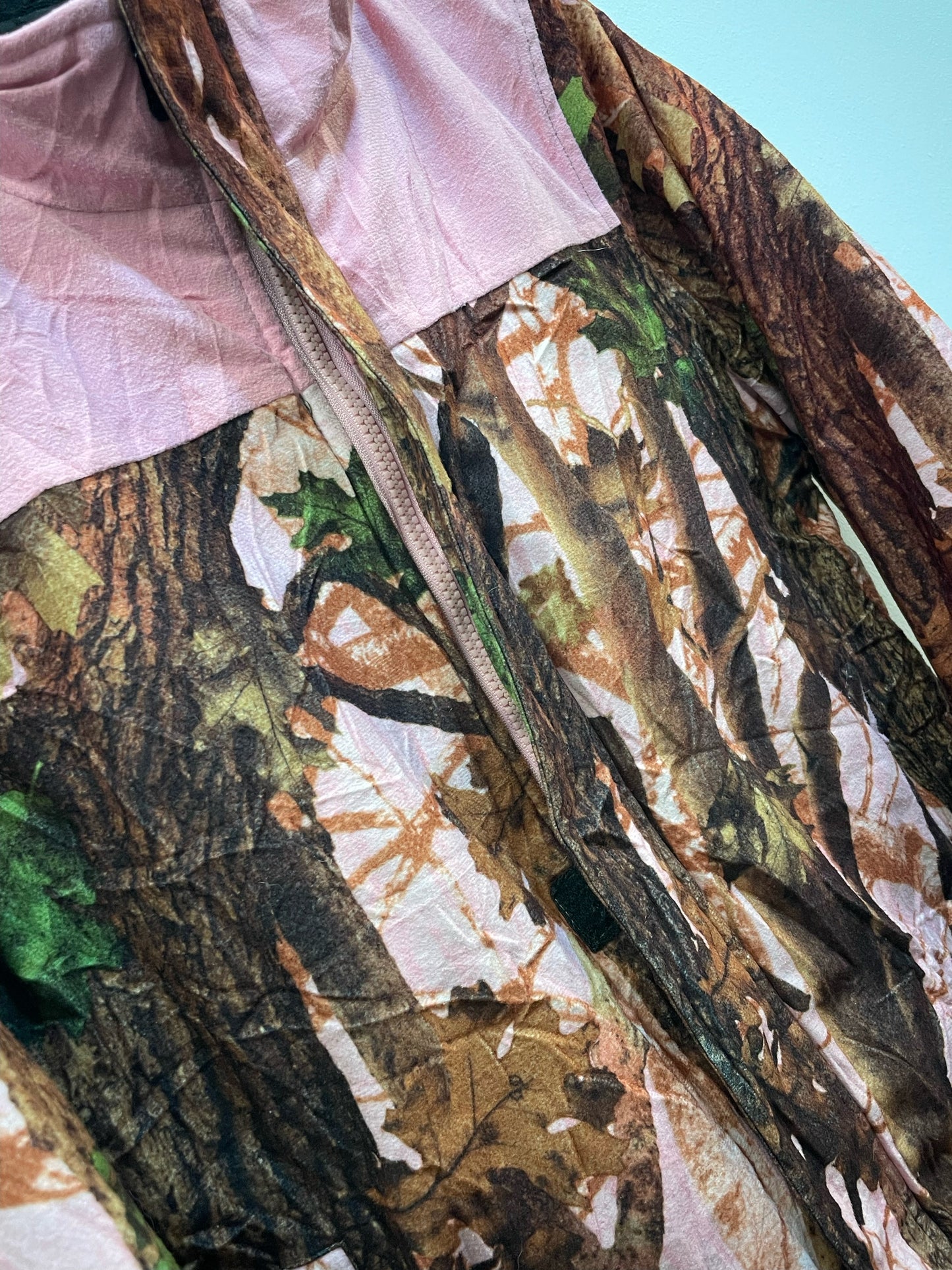 Tree Camo Pink Fleece Jacket