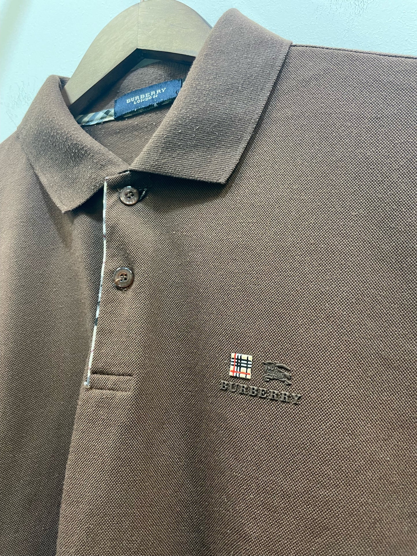 Burberry Brown Polo Shirt