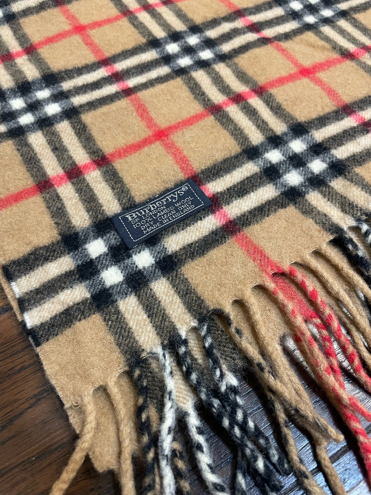 Burberry Beige Wool Scarf