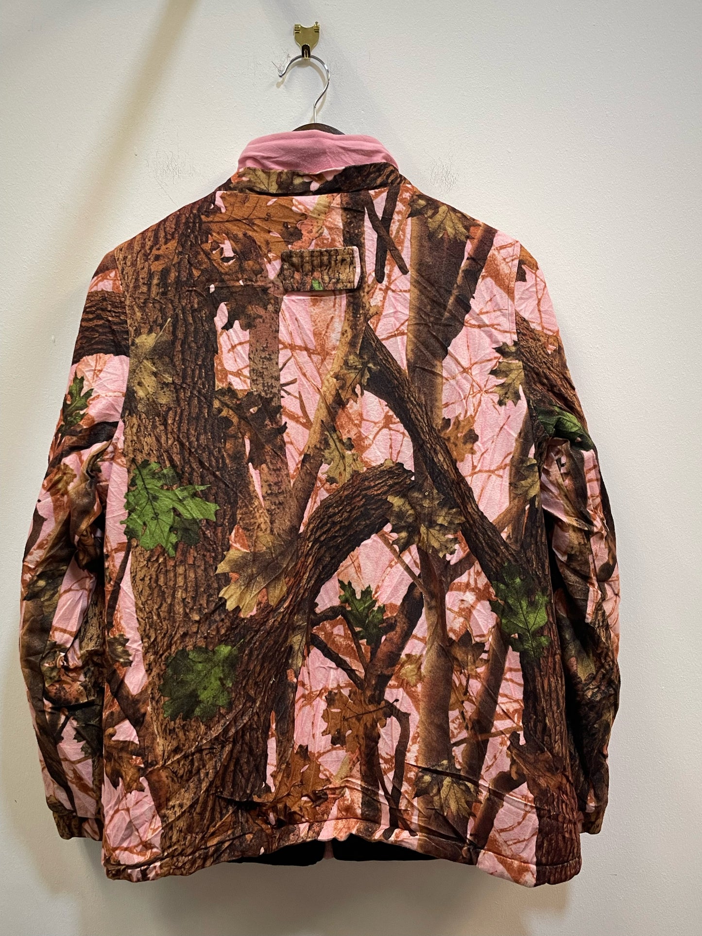 Tree Camo Pink Fleece Jacket