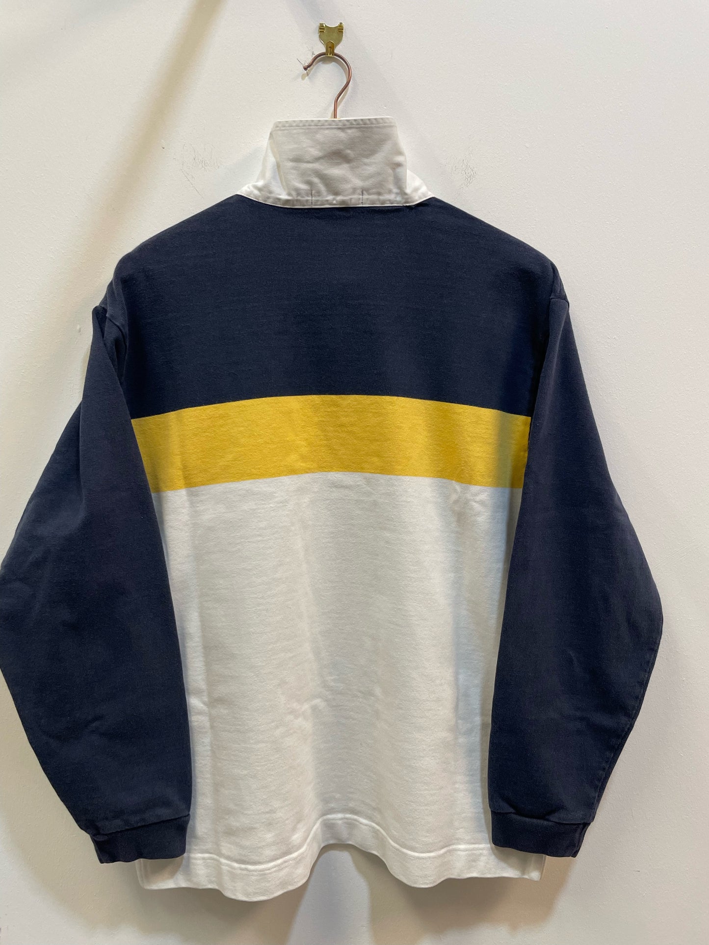 Nautica Navy / Yellow / White Rugby Top