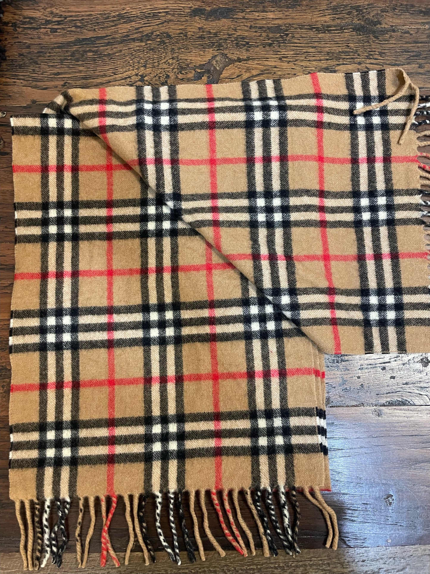 Burberry Beige Wool Scarf