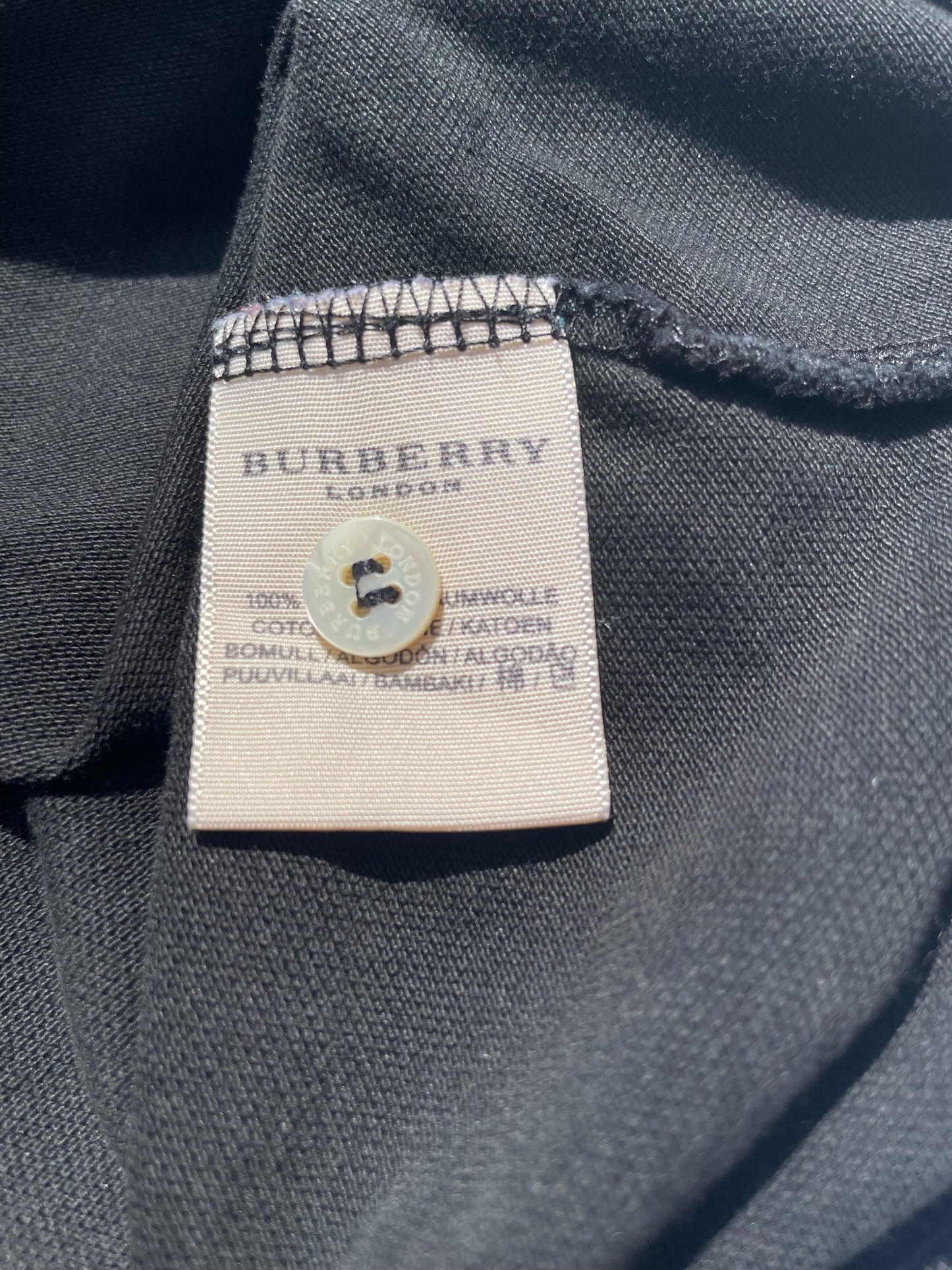 Burberry Black Polo