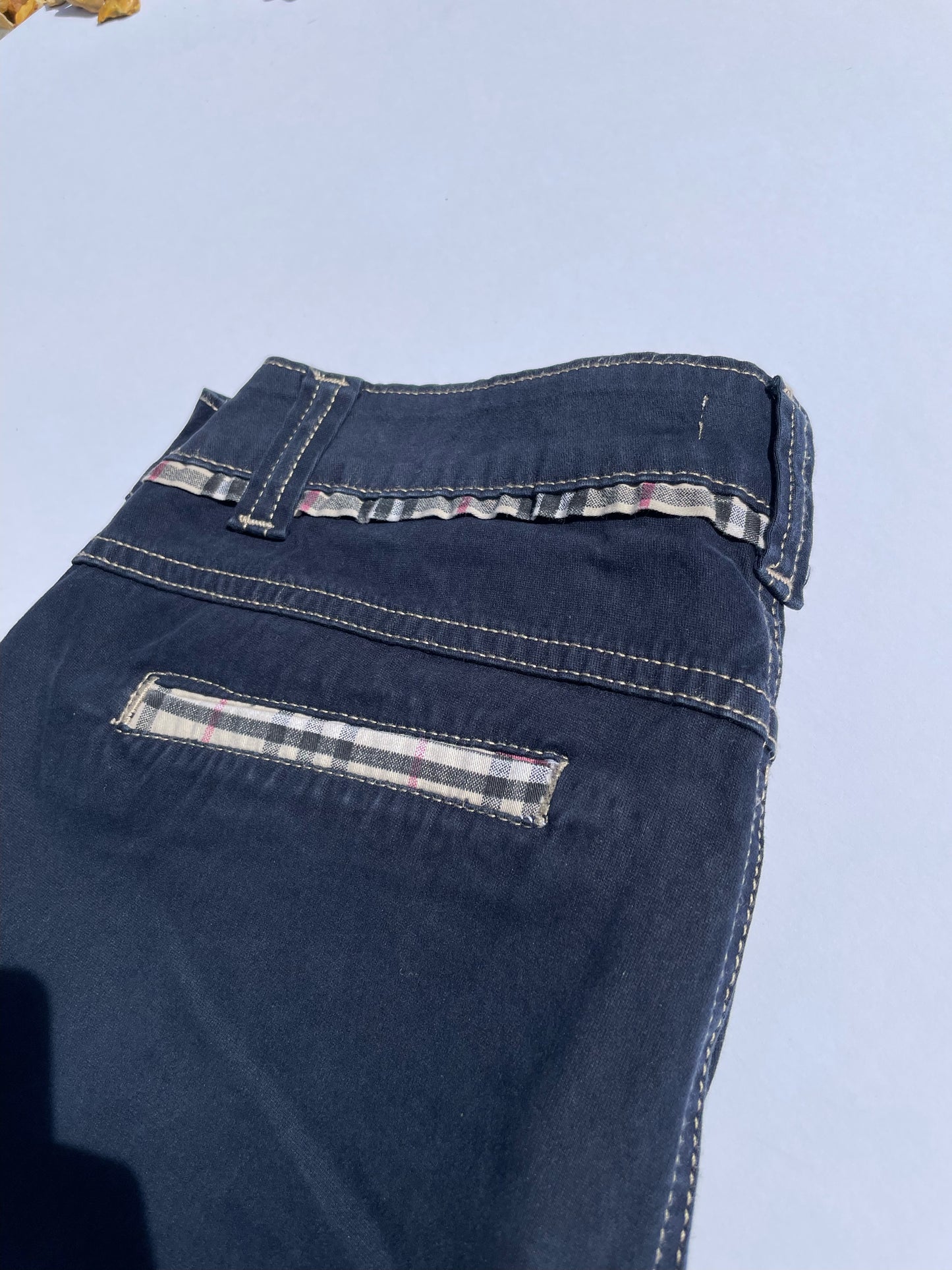 Burberry Navy Trousers