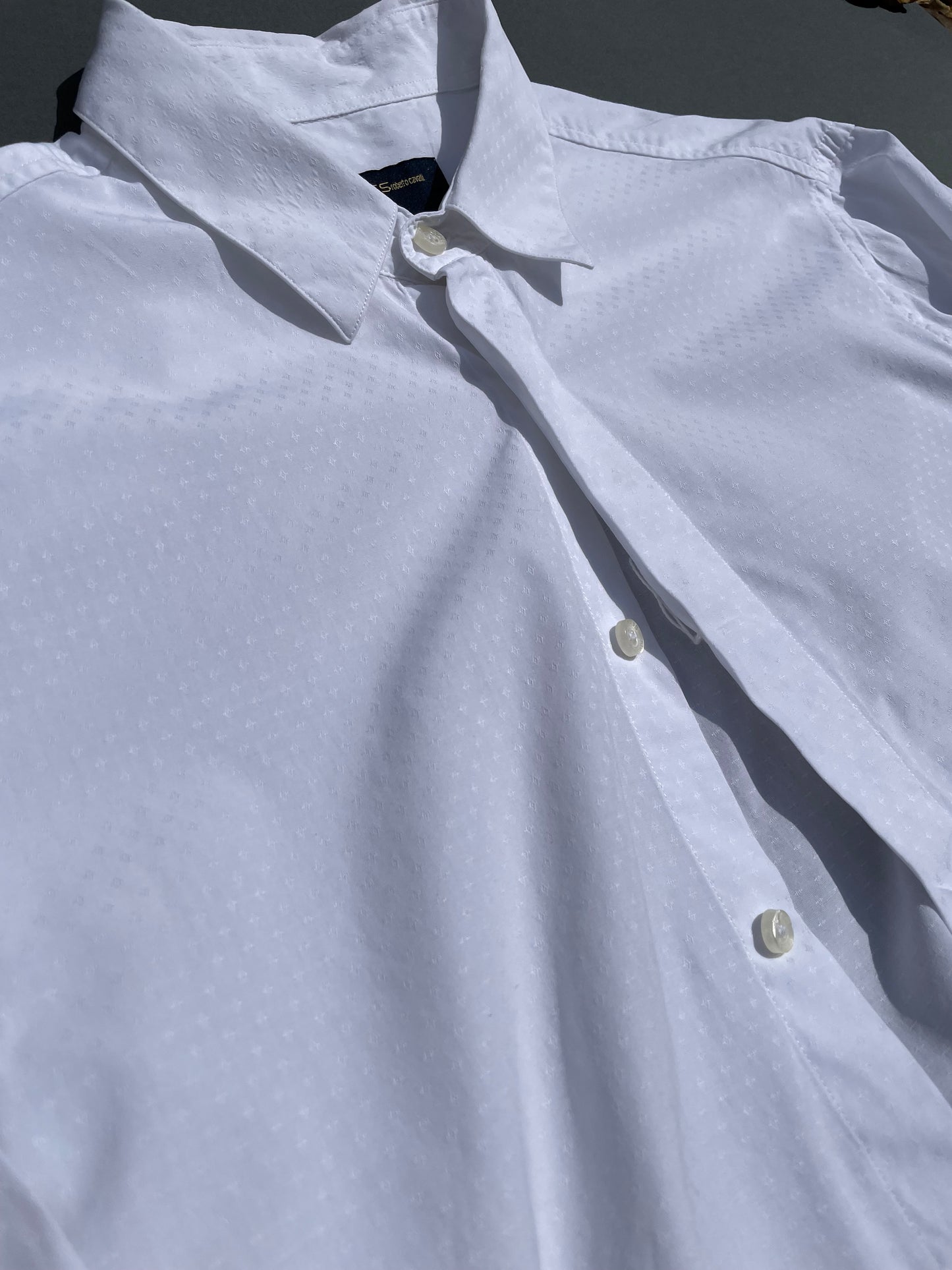 Class Cavalli White Dress Shirt