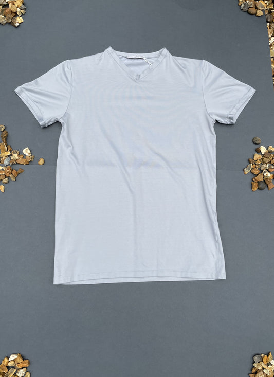 Prada Baby Blue V-Neck