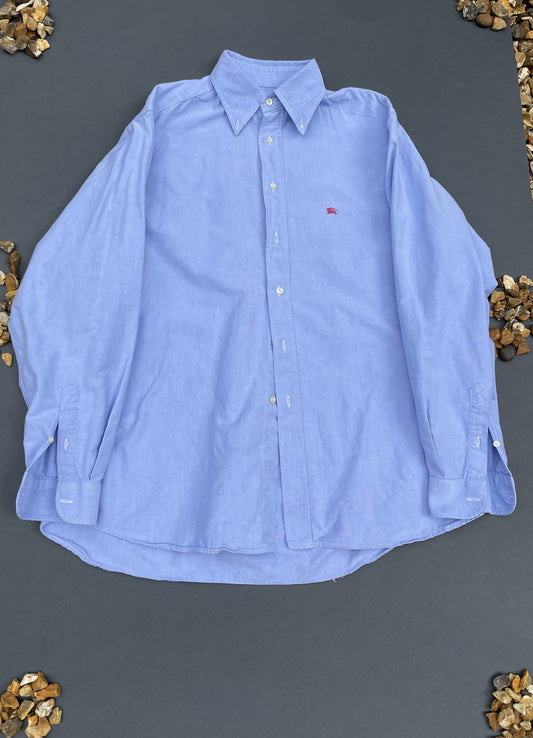 Burberry Blue Dress Shirt