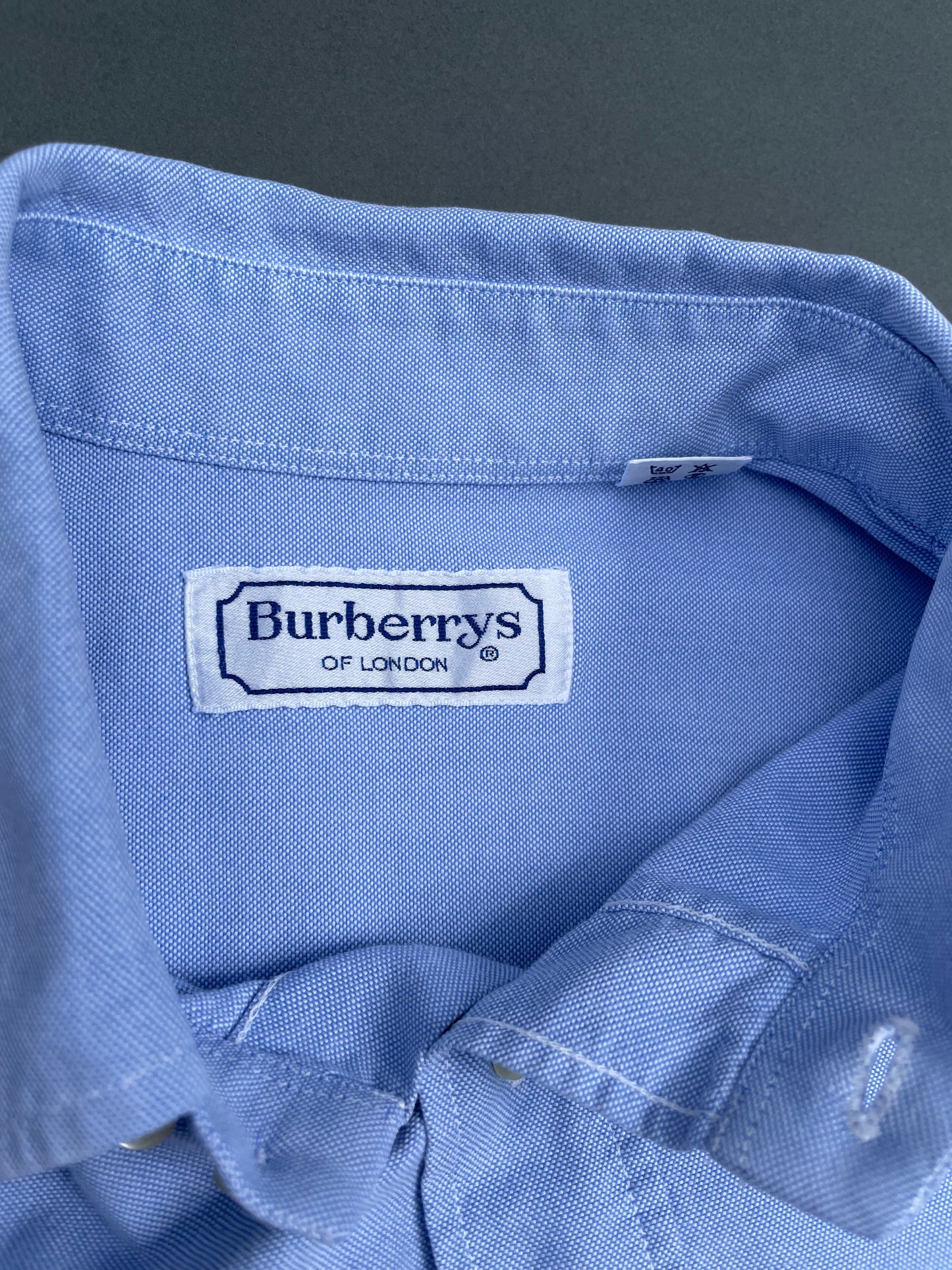 Burberry Blue Dress Shirt