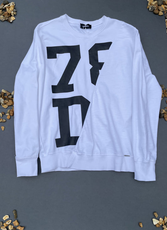 Diesel White Sweatshirt