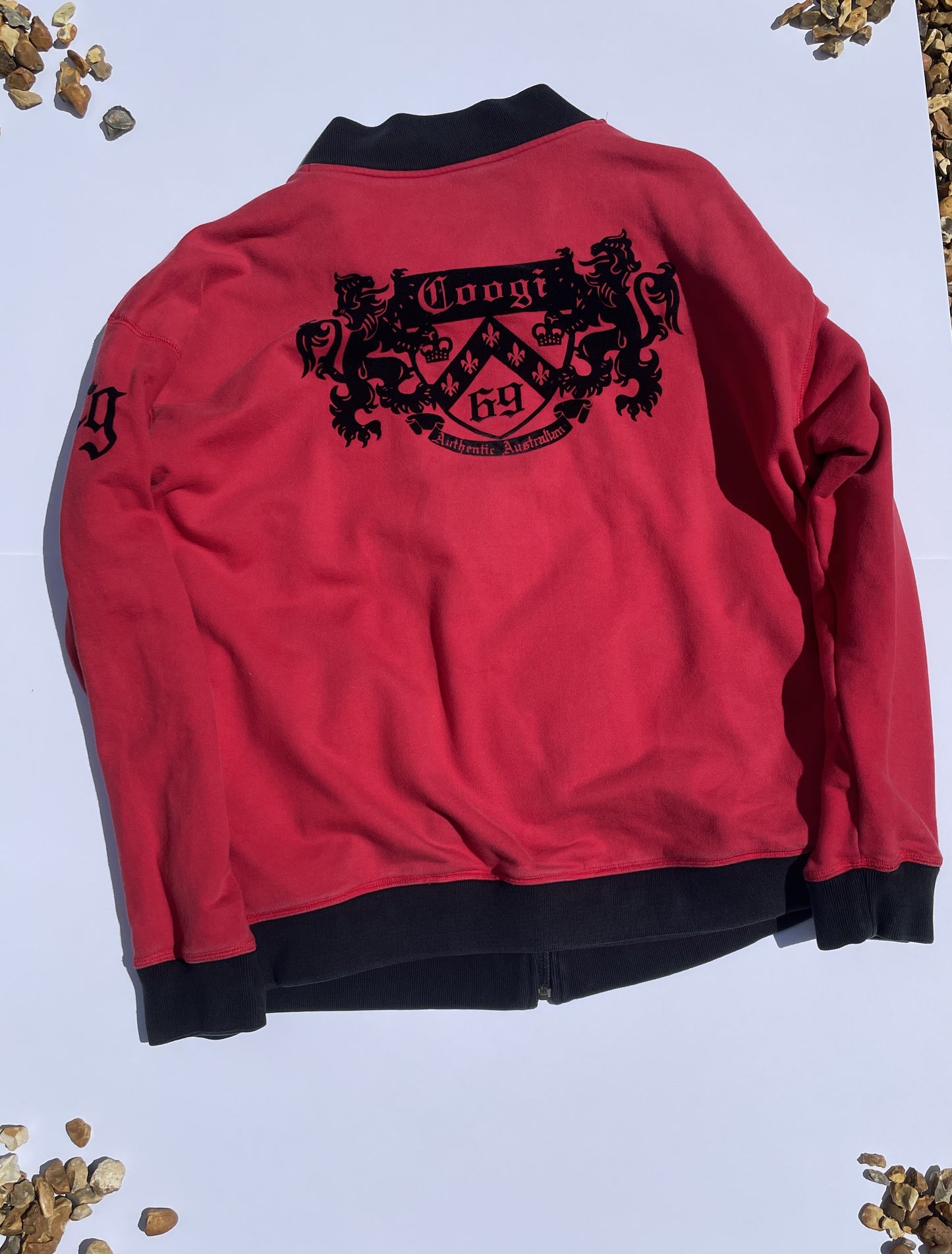 Coogi Red Bomber Jacket