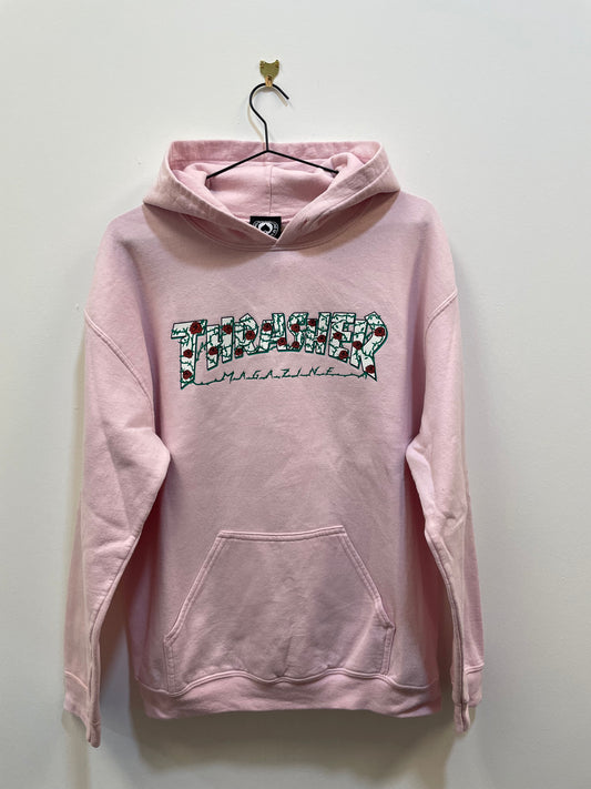 Thrasher Pink Floral Hoodie