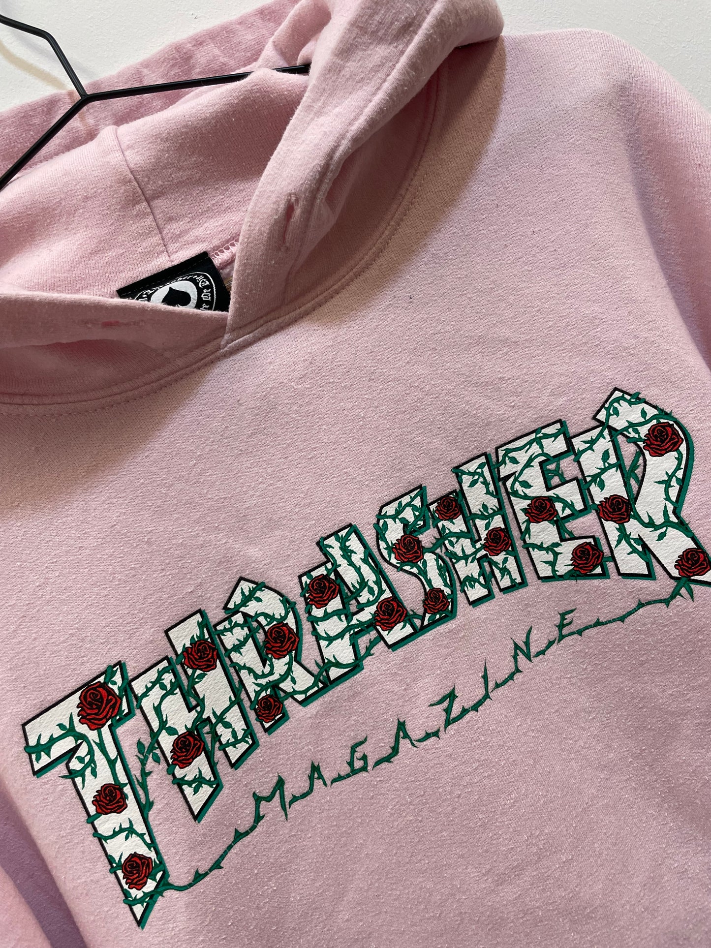 Thrasher Pink Floral Hoodie