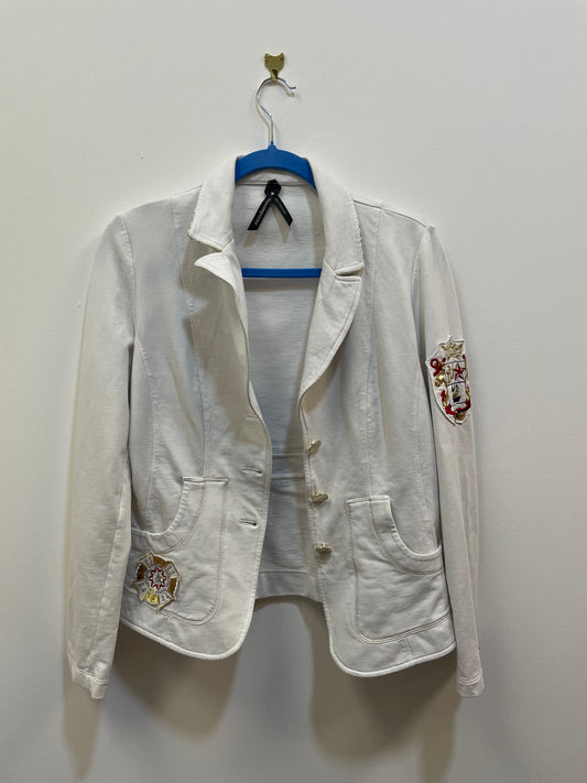 Roccobarocco Knitwear White Jacket