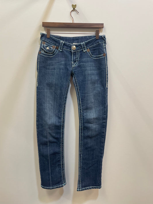 True Religion Mixed Stitch Jeans