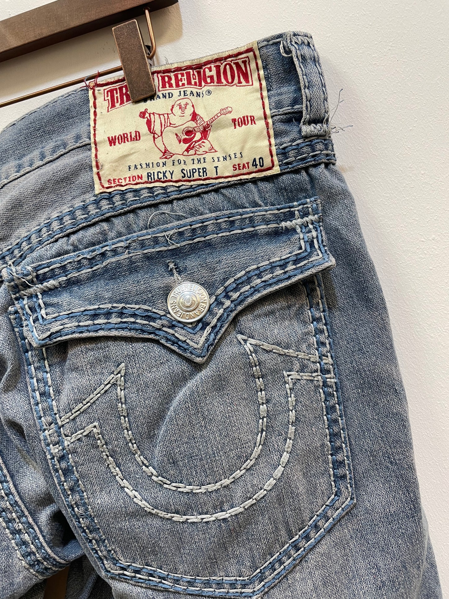 True Religion Wide Fitting Jeans