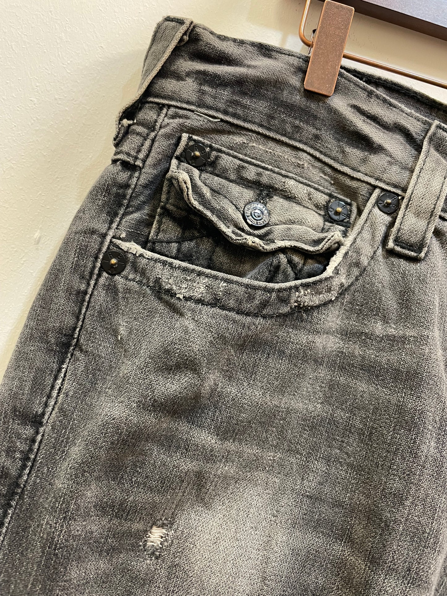 True Religion Charcoal Jeans