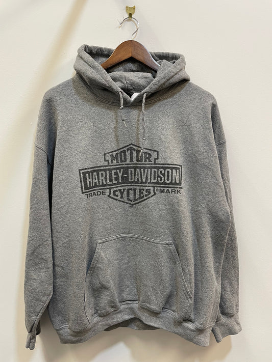 Harley Davidson Grey Graphic Hoodie