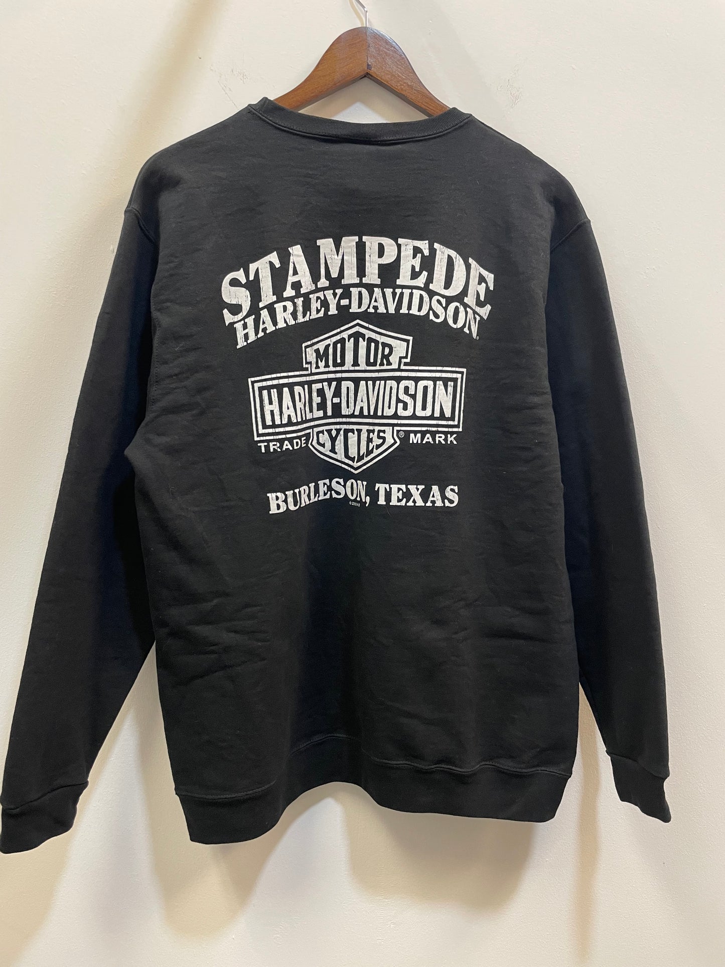 Harley Davidson Black Graphic Sweatshirt