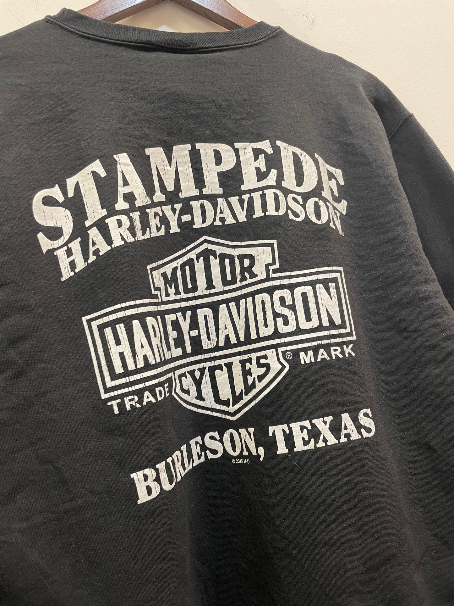 Harley Davidson Black Graphic Sweatshirt