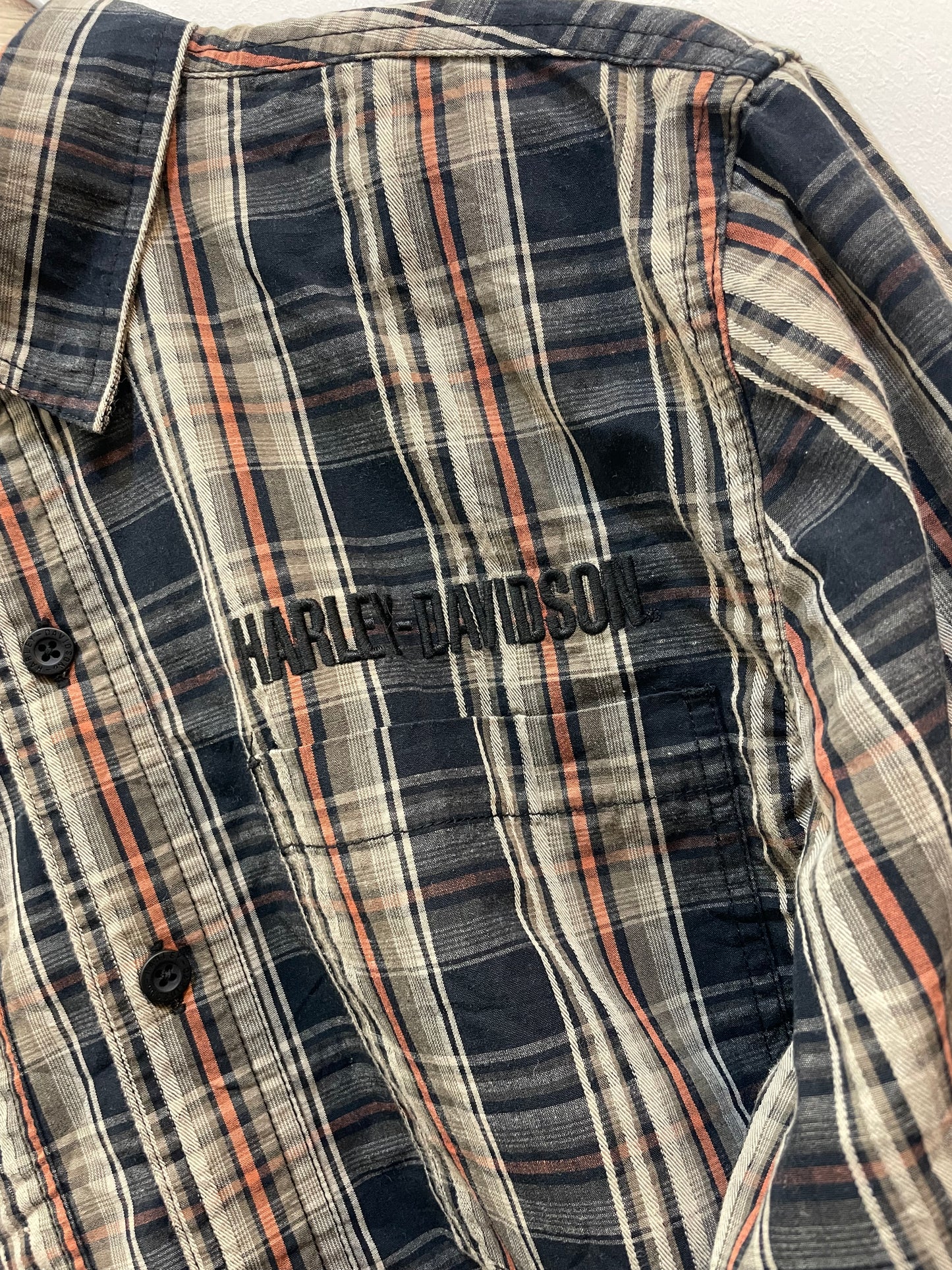 Harley Davidson Plaid Shirt