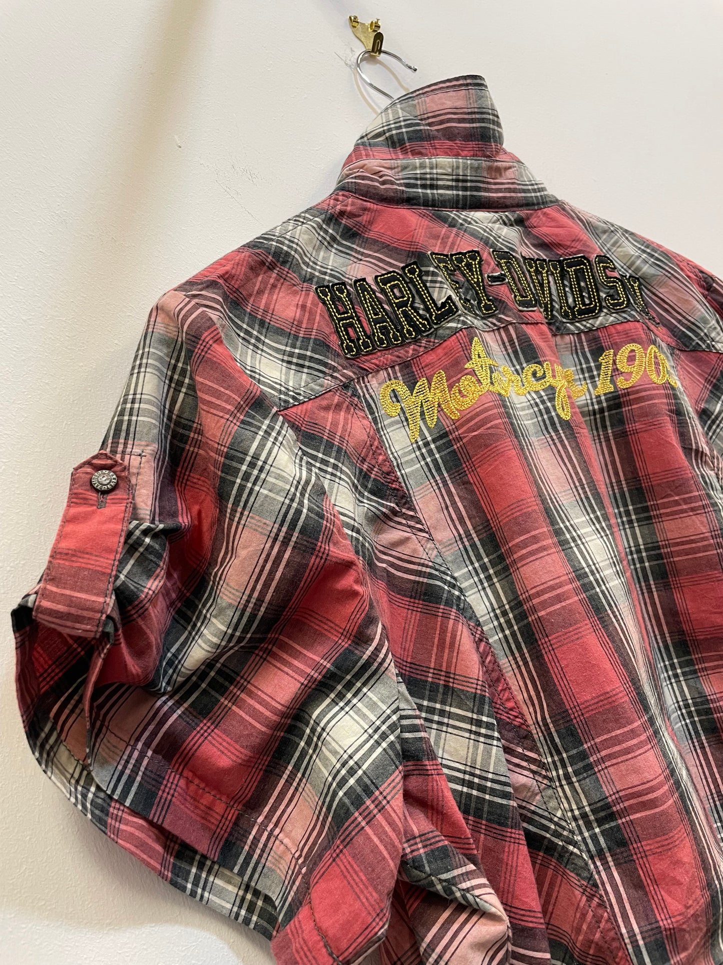 Harley Davidson Plaid Short-Sleeve Shirt