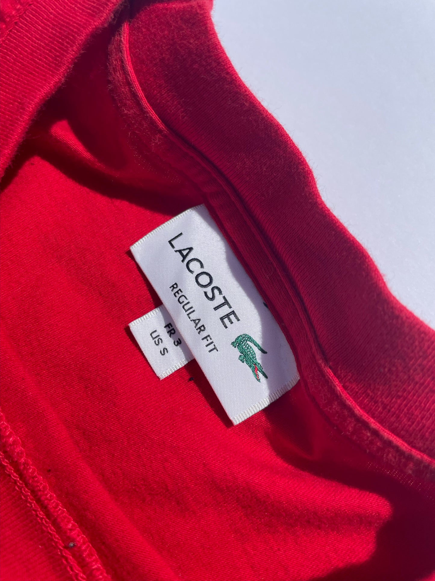 Lacoste Red Shirt