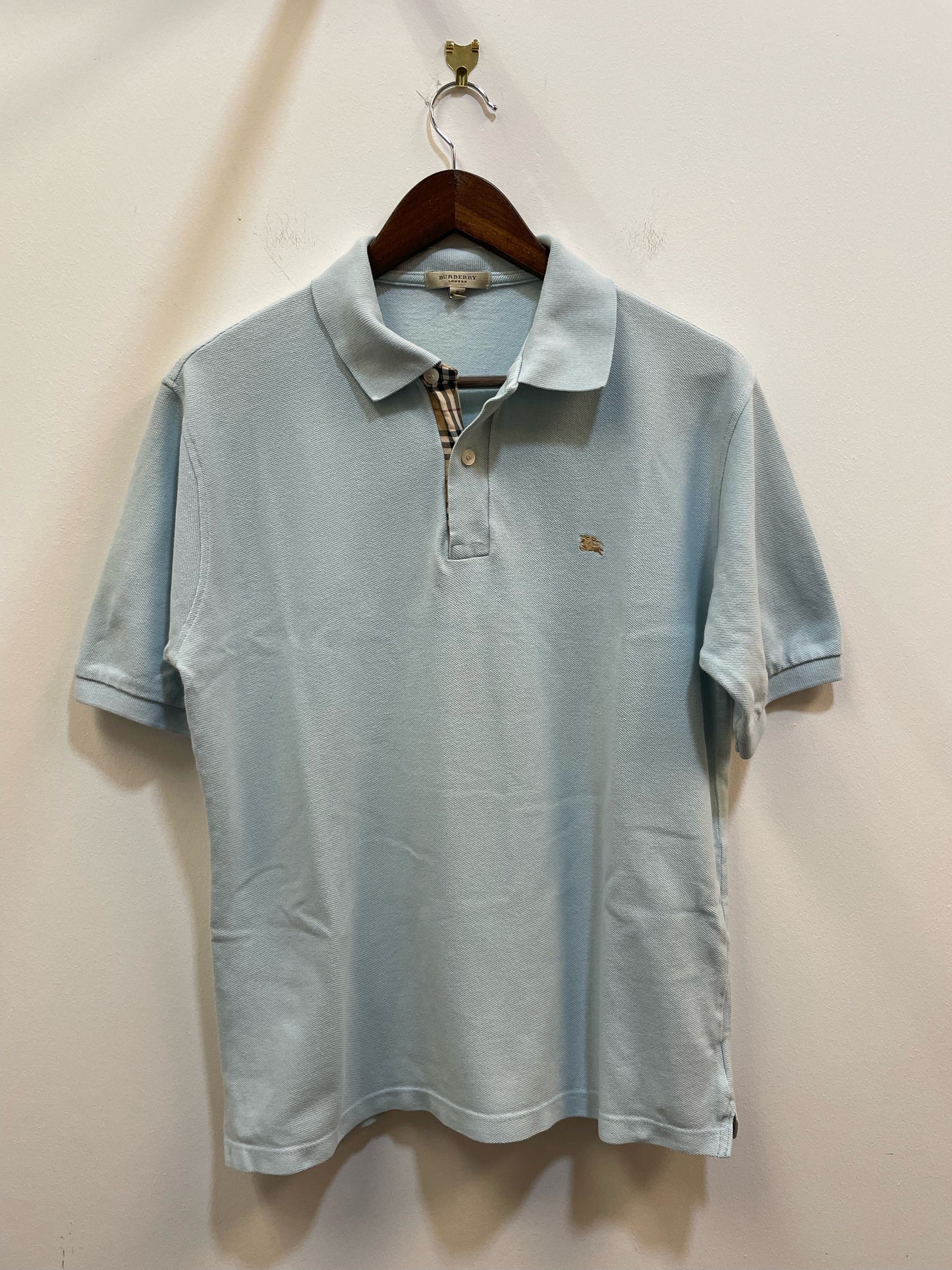 Burberry Baby Blue Polo Shirt