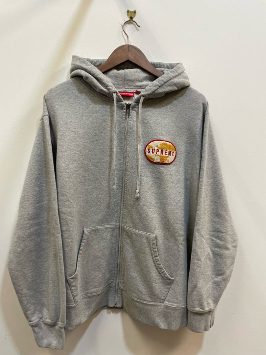 Supreme SS20 World Famous Zip-Up Hoodie Grey