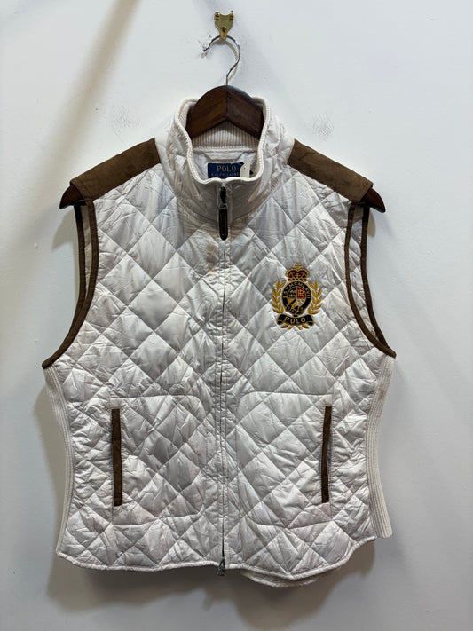 Polo Ralph Lauren White Gilet Jacket