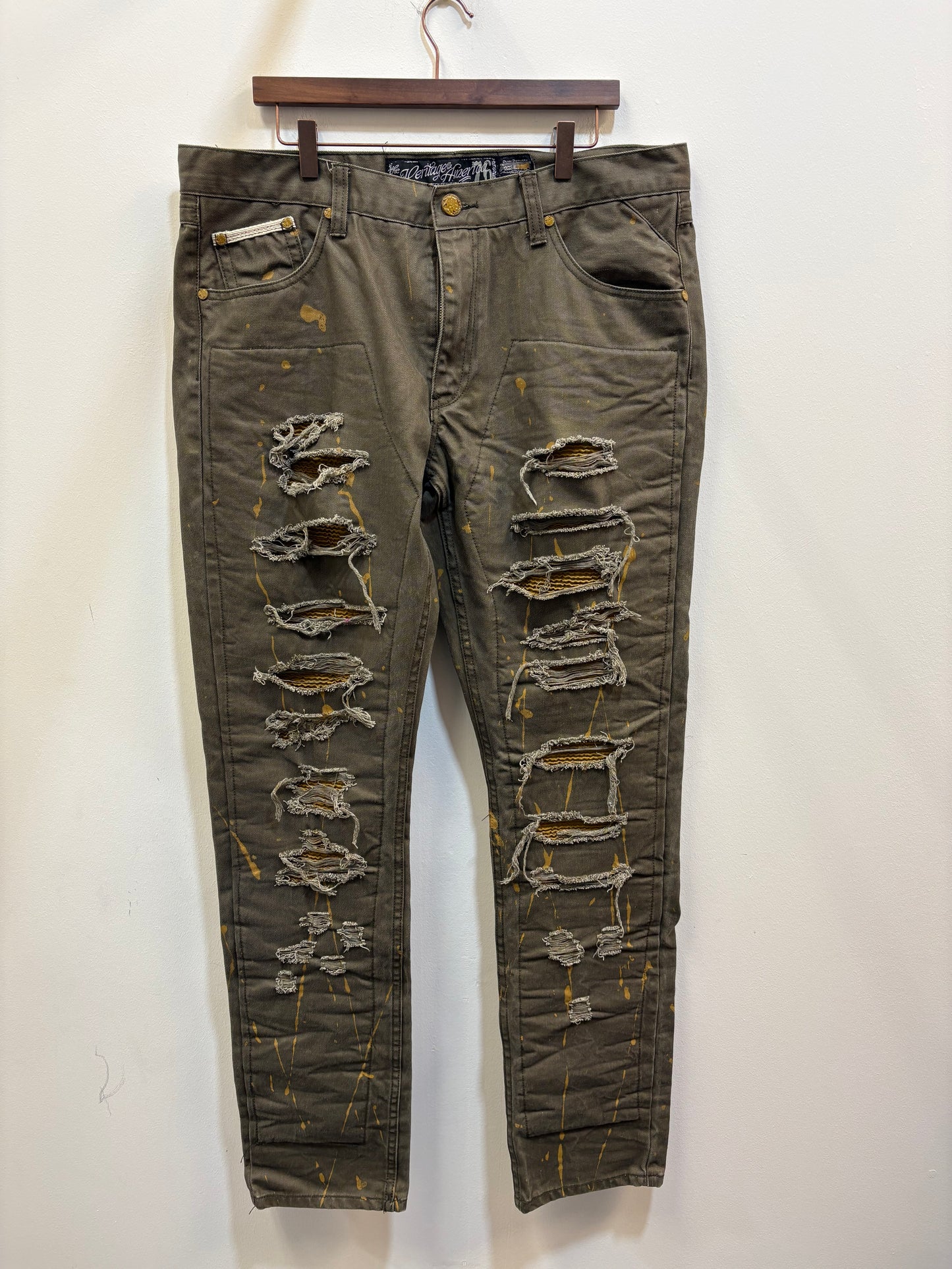 Heritage America Ripped Design Jeans