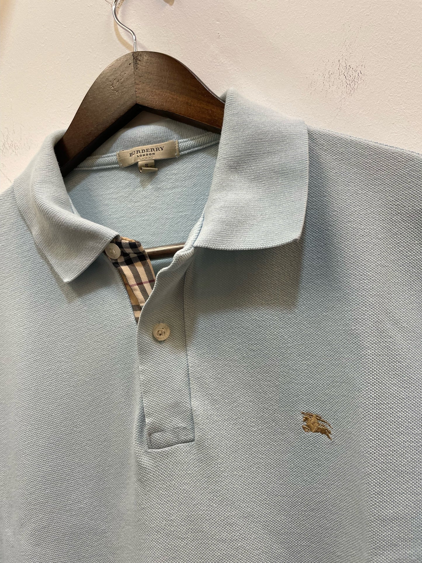 Burberry Baby Blue Polo Shirt