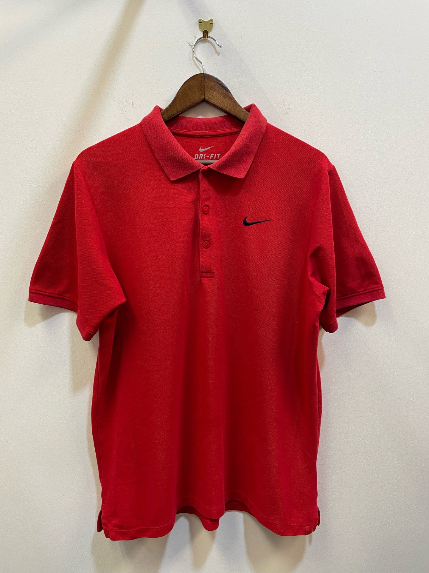 Nike Red Dri-Fit Polo