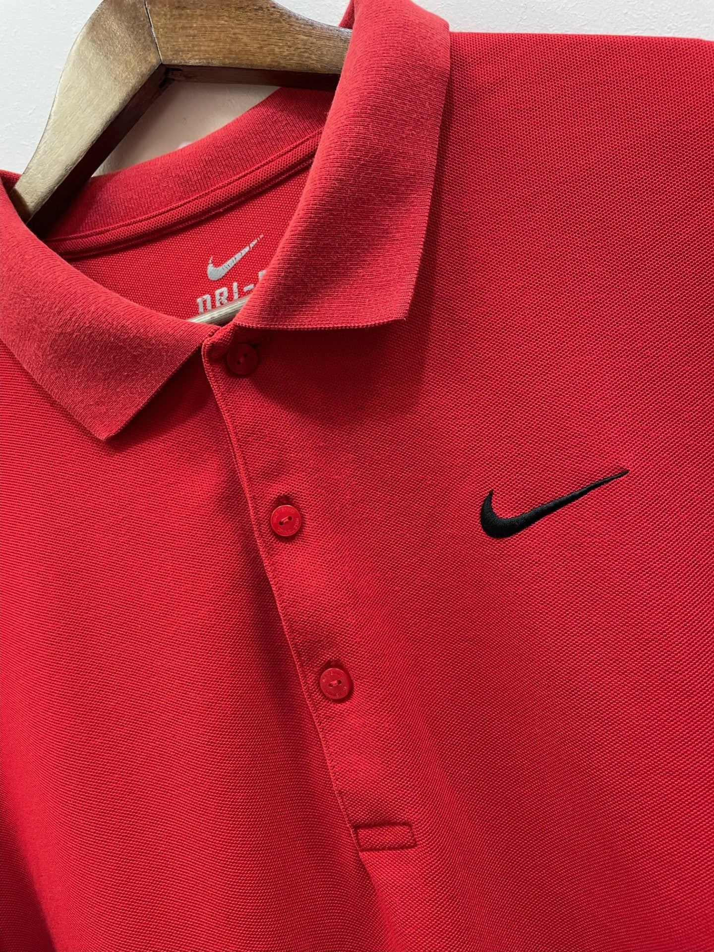 Nike Red Dri-Fit Polo